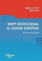 Drept institutional Uniunii Europene Editia