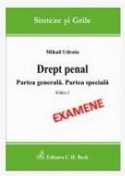 coperta Drept penal. Partea generala. Partea speciala. Editia 2