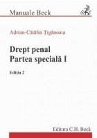 coperta Drept penal : partea specială I