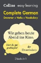 coperta Easy Learning German Complete Grammar, Verbs and Vocabulary