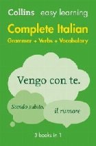 coperta Easy Learning Italian Complete Grammar, Verbs and Vocabulary