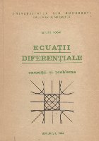 Ecuatii diferentiale Exercitii probleme
