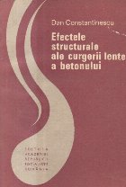 Efectele structurale ale curgerii lente a betonului