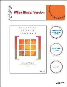 Elementary Linear Algebra, 11E Binder Ready Version