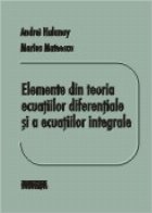 Elemente din teoria ecuatiilor diferentiale