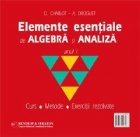 coperta Elemente esentiale de algebra si analiza matematica anul I (CD)