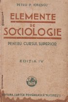 Elemente de sociologie pentru cursul superior