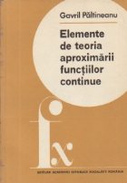 Elemente teoria aproximarii functiilor continue