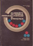 Elemente teoria probabilitatilor statistica matematica