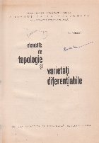 Elemente topologie varietati diferentiabile