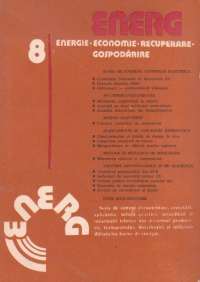 ENERG - Energie. Economie. Recuperare. Gospodarire, Volumul al VIII-lea