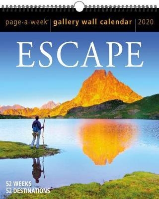 Escape Page-A-Week Gallery Wall Calendar 2020