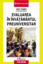 coperta Evaluarea in invatamintul preuniversitar