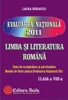Evaluarea Nationala 2011 Limba Literatura