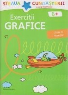 coperta Exercitii grafice pentru clasa pregatitoare - LITERE SI NUMERE (verde)