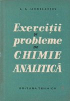 coperta Exercitii si probleme de chimie analitica (traducere din limba rusa)