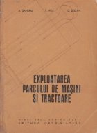 coperta Exploatarea parcului de masini si tractoare