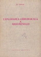 Explorarea chirurgicala abdomenului