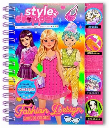 Fashion Design : carte de colorat