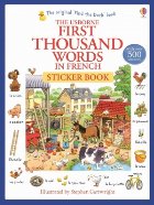 First thousand words in French sticker book