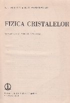 coperta Fizica cristalelor