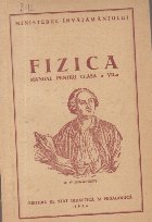 coperta Fizica - Manual pentru clasa a VII-a (Editie 1954)