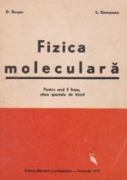 Fizica moleculara Pentru anul liceu