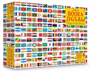 Flags of the world picture book and jigsaw