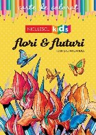 Flori Fluturi Carte colorat