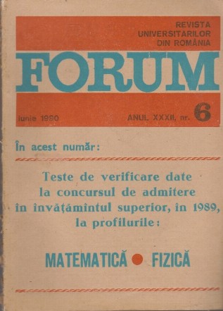 Forum, Nr. 6/1990