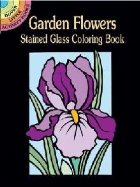 Garden Flowers Stained Glass Coloring