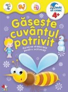 coperta Invat sa citesc. Gaseste cuvantul potrivit - Contine materiale pentru activitati (+4 ani)