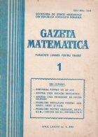 Gazeta matematica, 1/1981