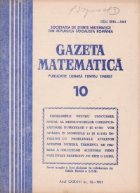 Gazeta matematica, 10/1981