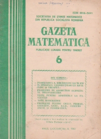 Gazeta matematica, 6/1983