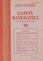 Gazeta matematica, 10/1985