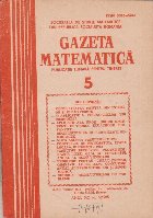Gazeta matematica, Nr. 5/1985
