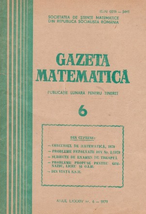 Gazeta Matematica, 6/1979