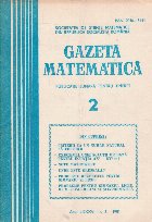 Gazeta Matematica, 2/1981