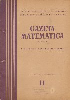 Gazeta Matematica, Nr. 11/1965