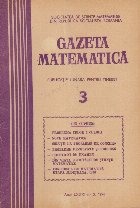 coperta Gazeta Matematica, Nr. 3/1976