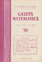 coperta Gazeta Matematica, Nr. 10 / 1976