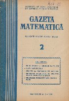 coperta Gazeta Matematica, Nr. 2/1978