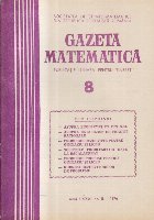 coperta Gazeta Matematica, Nr. 8/1976