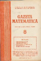 Gazeta Matematica, Nr. 8 - August1977