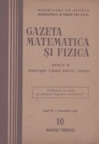 Gazeta matematica fizica 10/1955