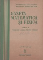 Gazeta matematica si fizica,  6/1956