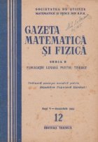 Gazeta matematica fizica 12/1954