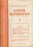 Gazeta Matematica Ianuarie 1977