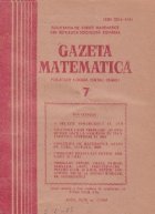 Gazeta Matematica Iulie 1989